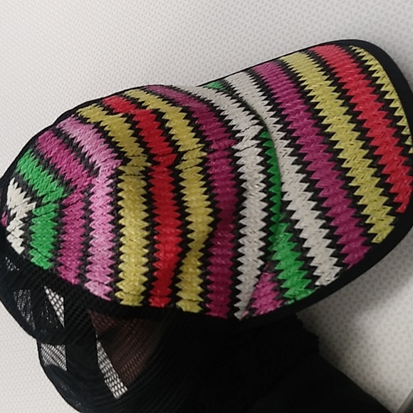 Free People Mesh Ziggy Straw Baseball Summer Hat - Picture 9 of 9